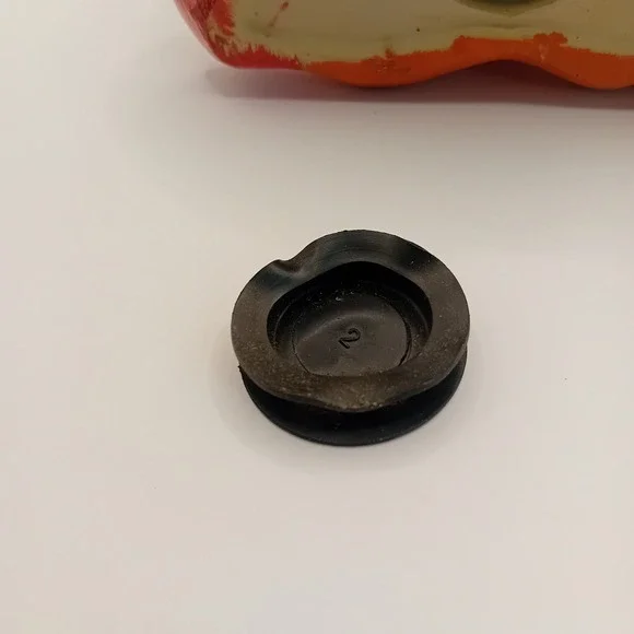 Vintage Clown Coin Bank Figurine Ceramic Novelty Decor Polka Dot Kidcore 9" READ - Picture 11 of 16